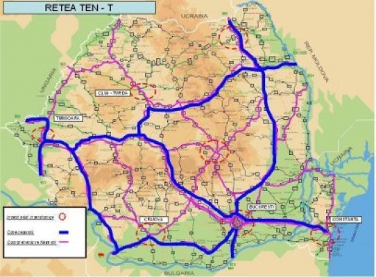 Constanţa-Tulcea-Brăila-Galaţi, incluse în reţeaua de Transport TEN-T